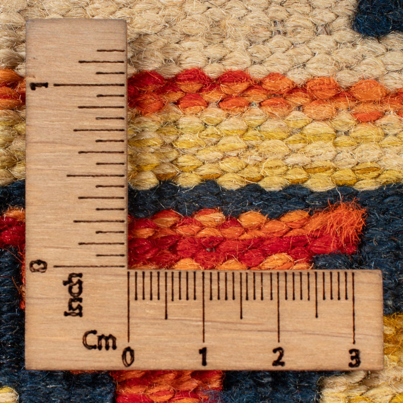 Kelim tapijt - Splash - 60 x 40 cm - veelkleurig