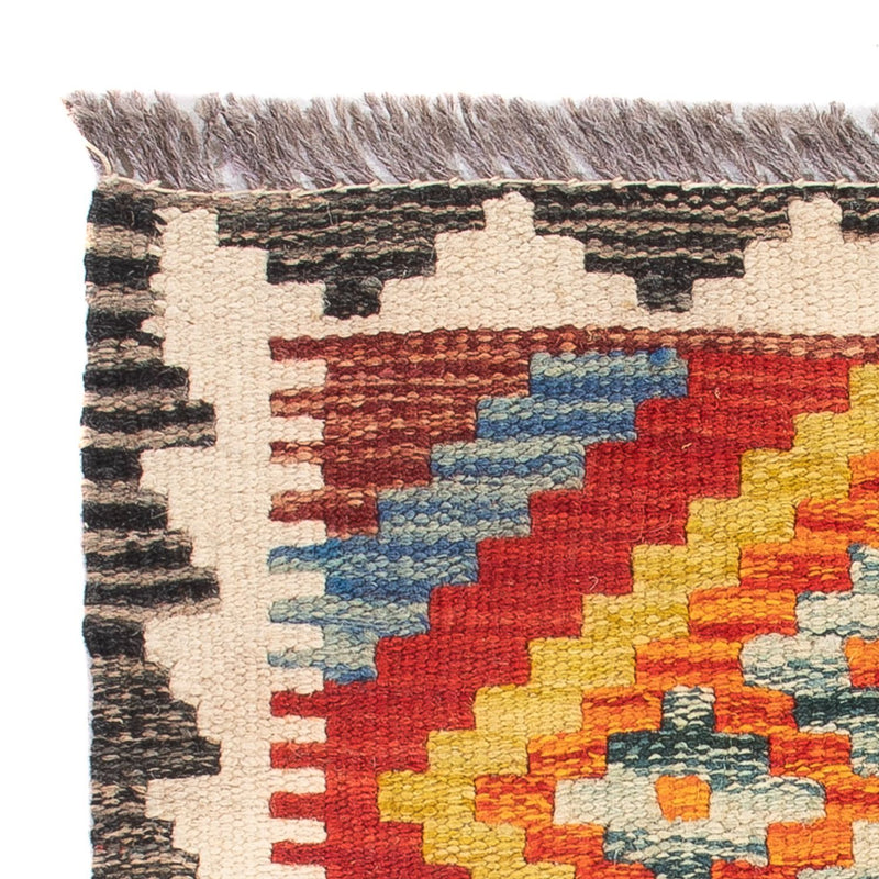 Kelim tapijt - Splash - 60 x 40 cm - veelkleurig