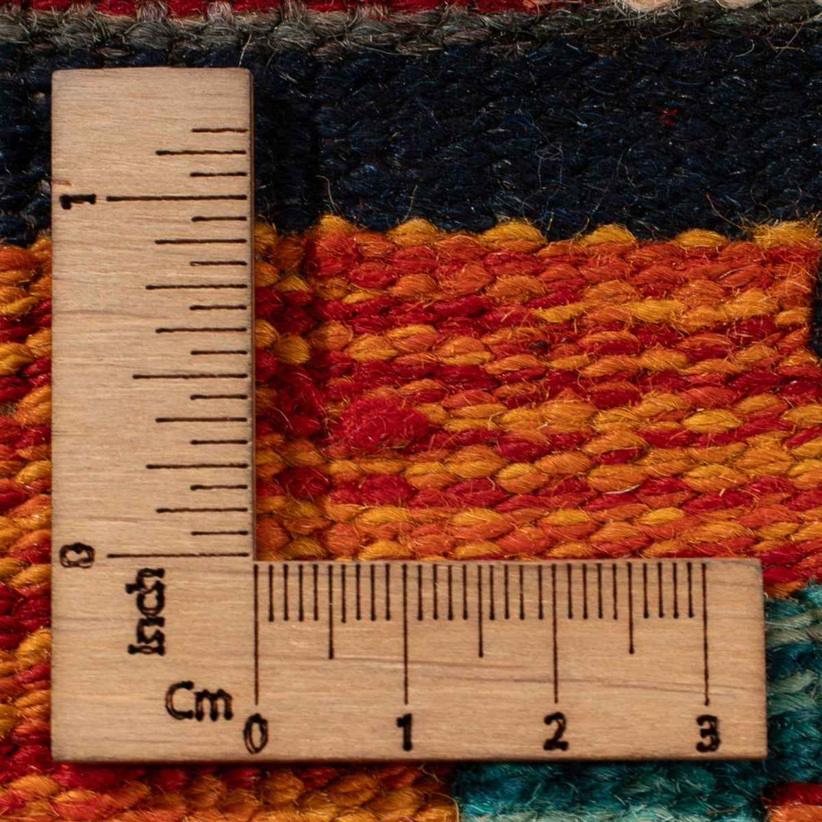 Kelim tapijt - Splash - 60 x 40 cm - veelkleurig