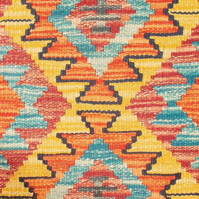 Kelim tapijt - Splash - 60 x 40 cm - veelkleurig