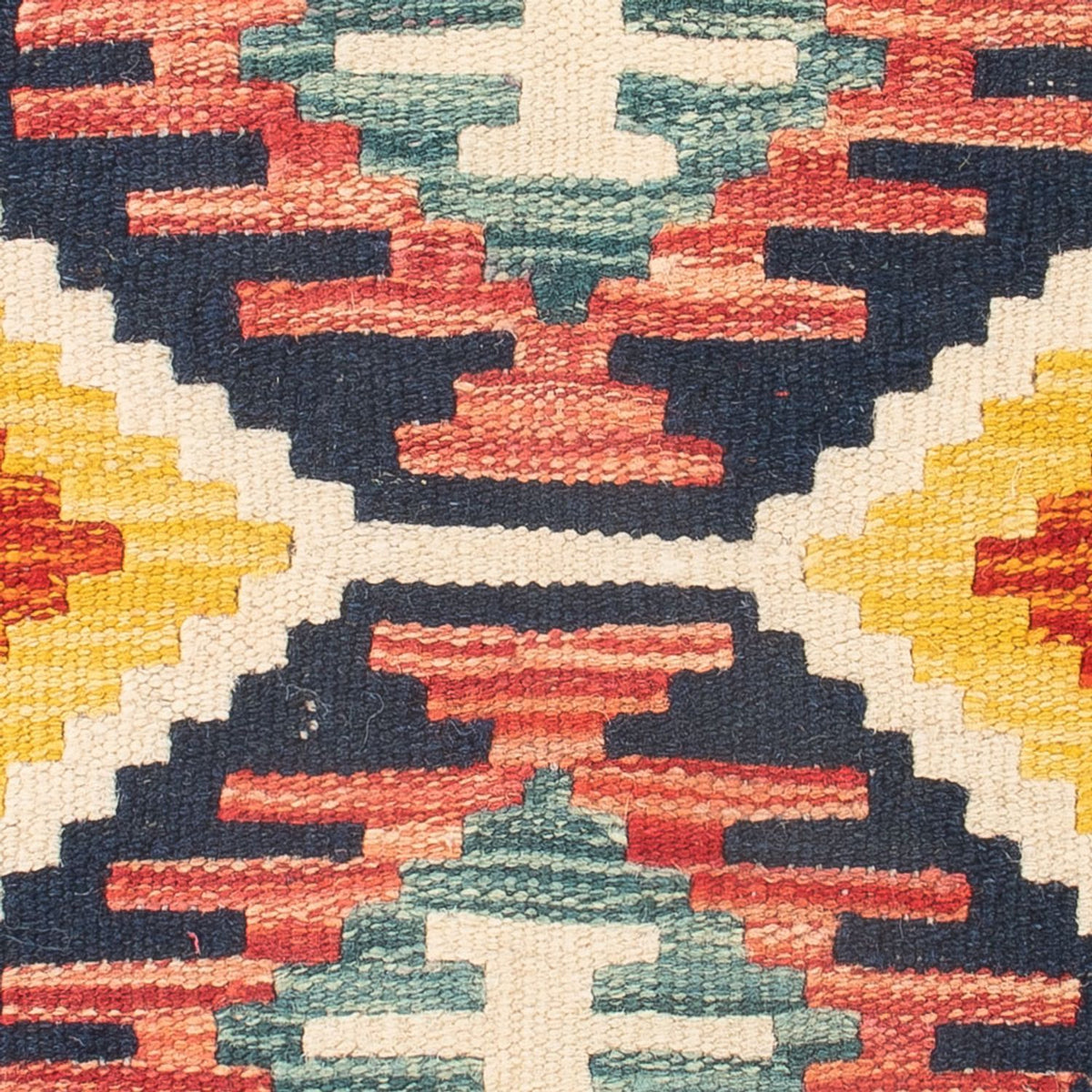 Kelim tapijt - Splash - 60 x 40 cm - veelkleurig