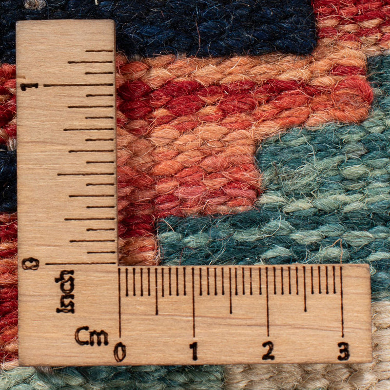 Kelim tapijt - Splash - 60 x 40 cm - veelkleurig