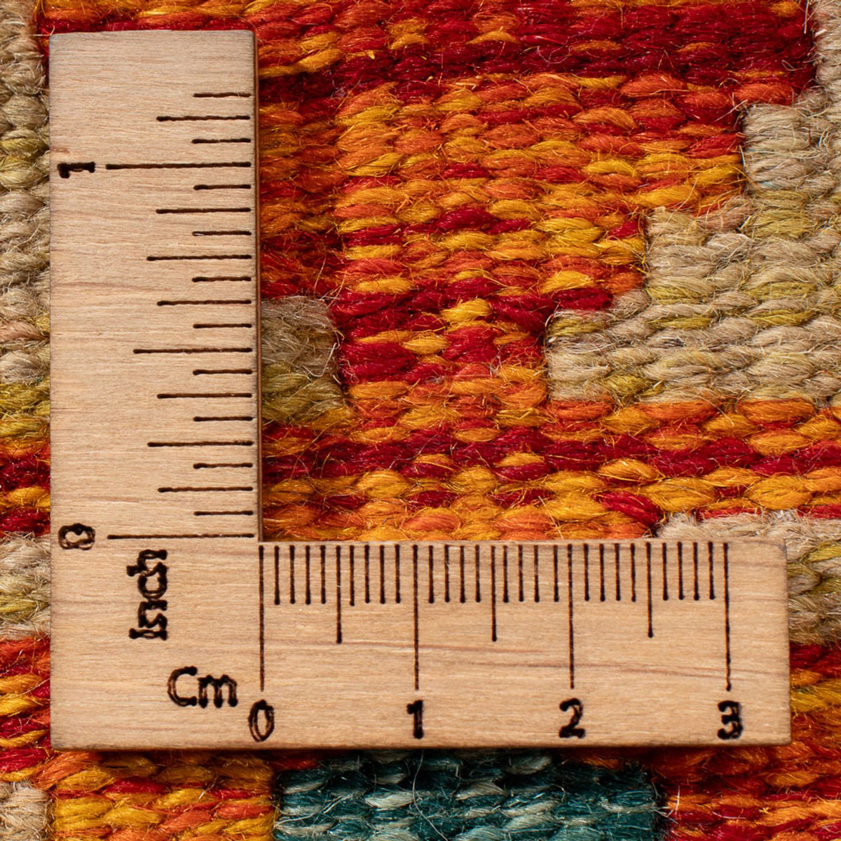 Kelim tapijt - Splash - 60 x 40 cm - veelkleurig