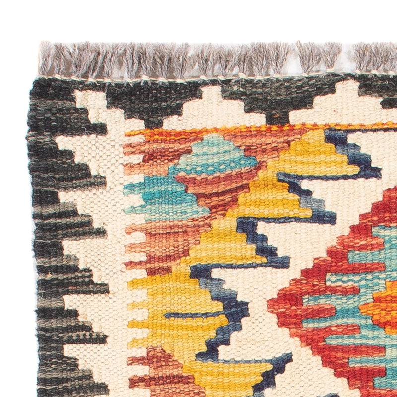 Kelim tapijt - Splash - 60 x 40 cm - veelkleurig