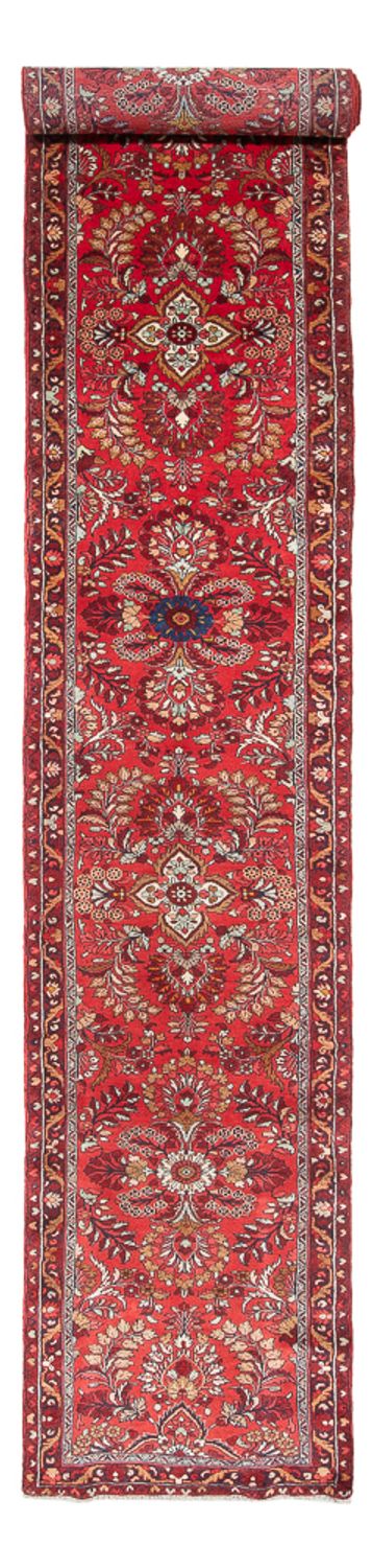 Loper Perzisch tapijt - Klassiek - 454 x 80 cm - rood