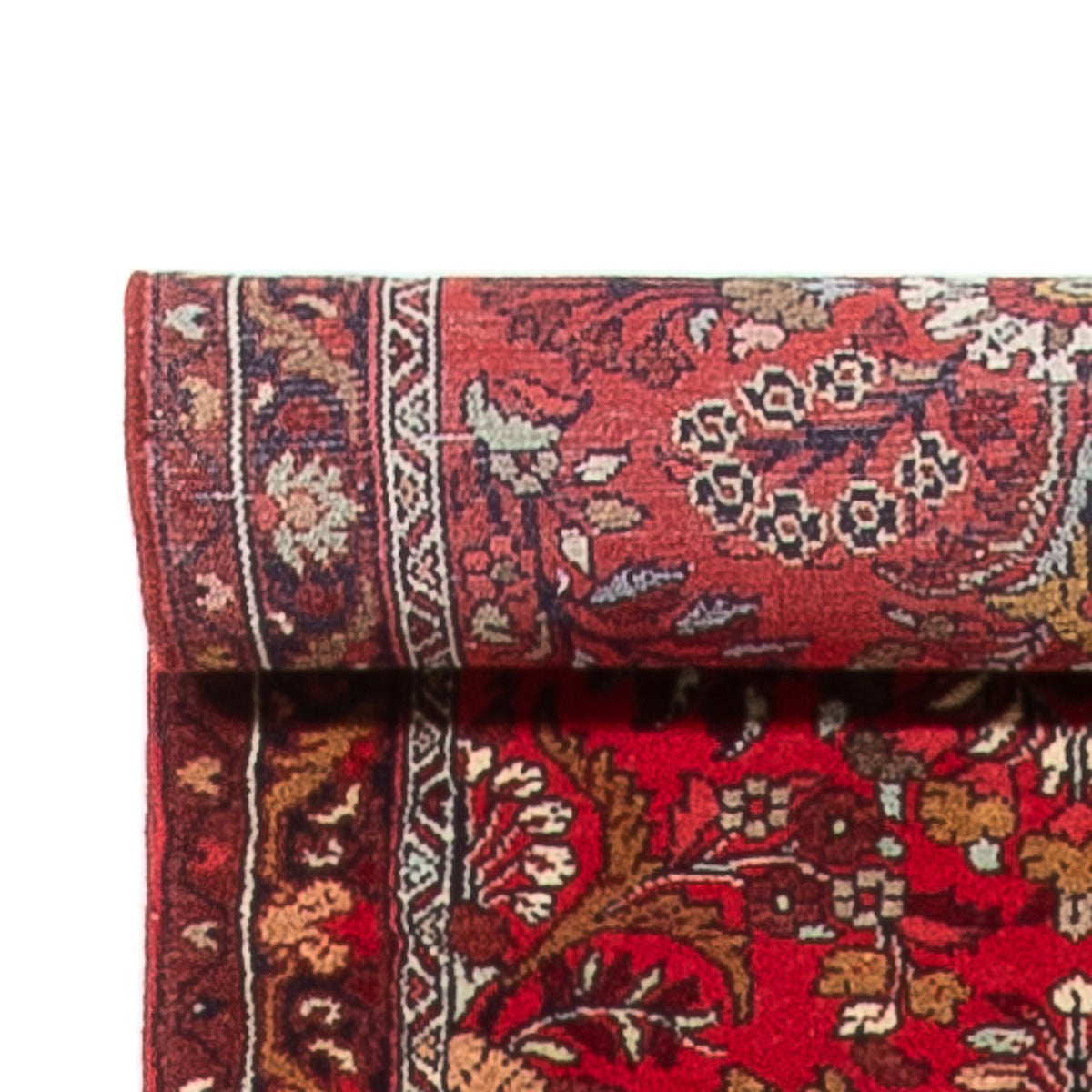 Loper Perzisch tapijt - Klassiek - 454 x 80 cm - rood