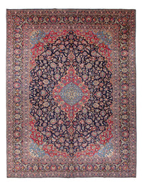 Perzisch tapijt - Keshan - Antiek - 410 x 298 cm - donkerblauw
