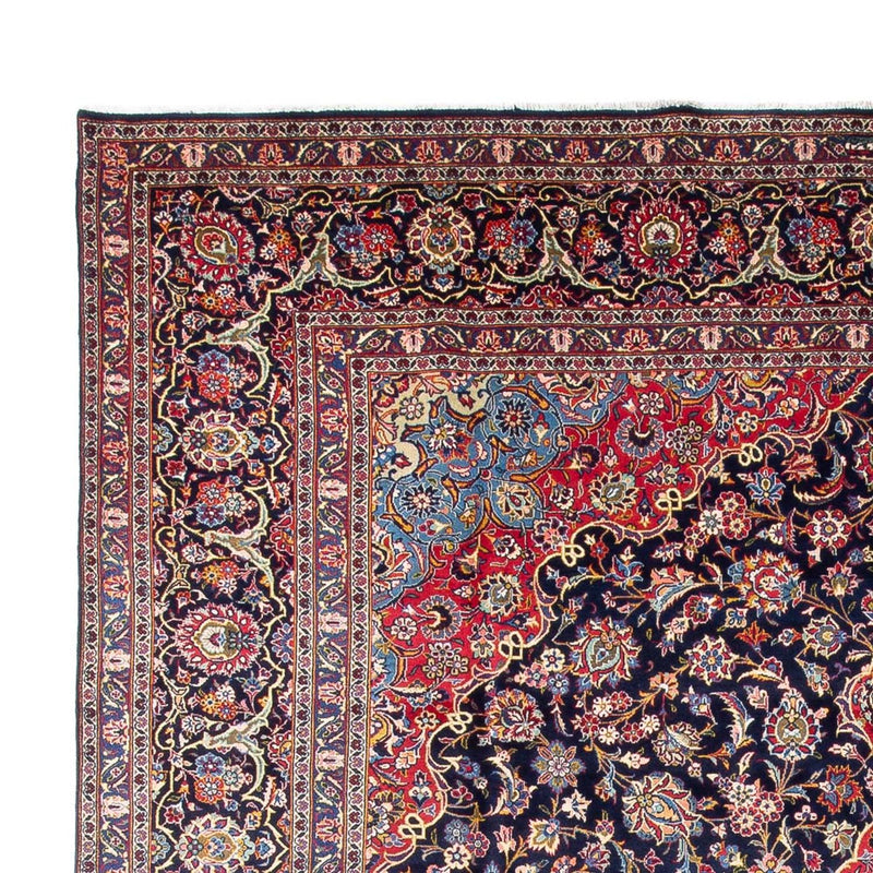 Perzisch tapijt - Keshan - Antiek - 410 x 298 cm - donkerblauw