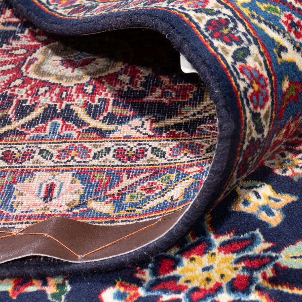 Perzisch tapijt - Keshan - Antiek - 410 x 298 cm - donkerblauw