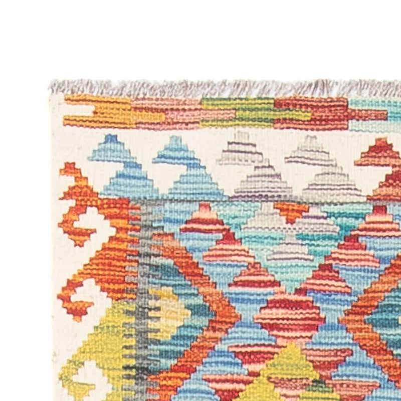 Loper Kelim tapijt - Splash - 232 x 80 cm - veelkleurig