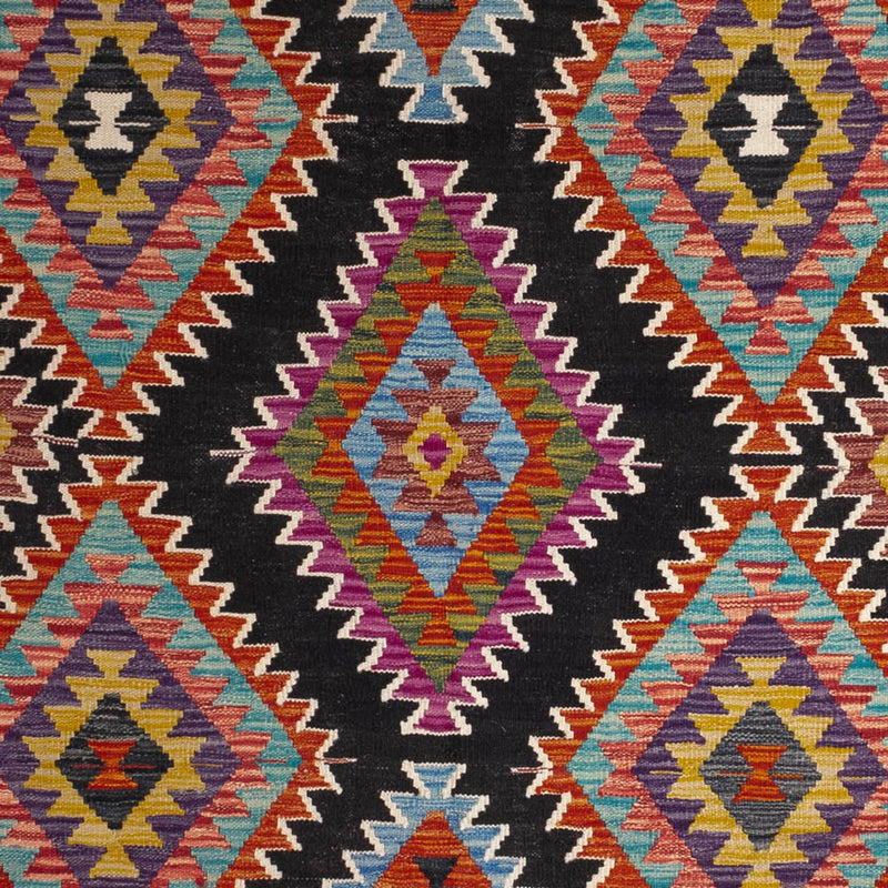 Kelim tapijt - Splash - 244 x 178 cm - veelkleurig