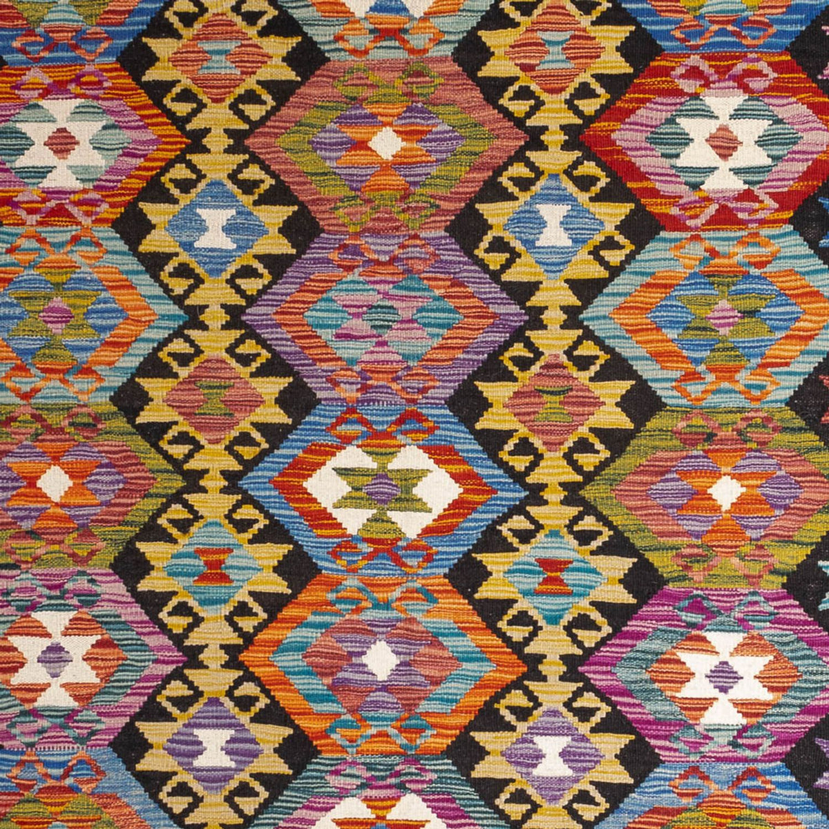 Kelim tapijt - Splash - 250 x 163 cm - veelkleurig
