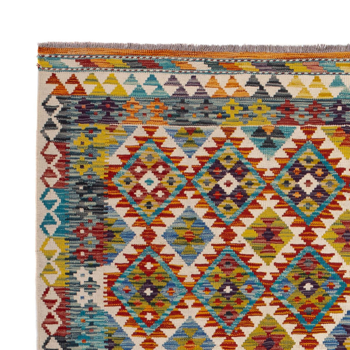 Kelim tapijt - Splash - 245 x 172 cm - veelkleurig