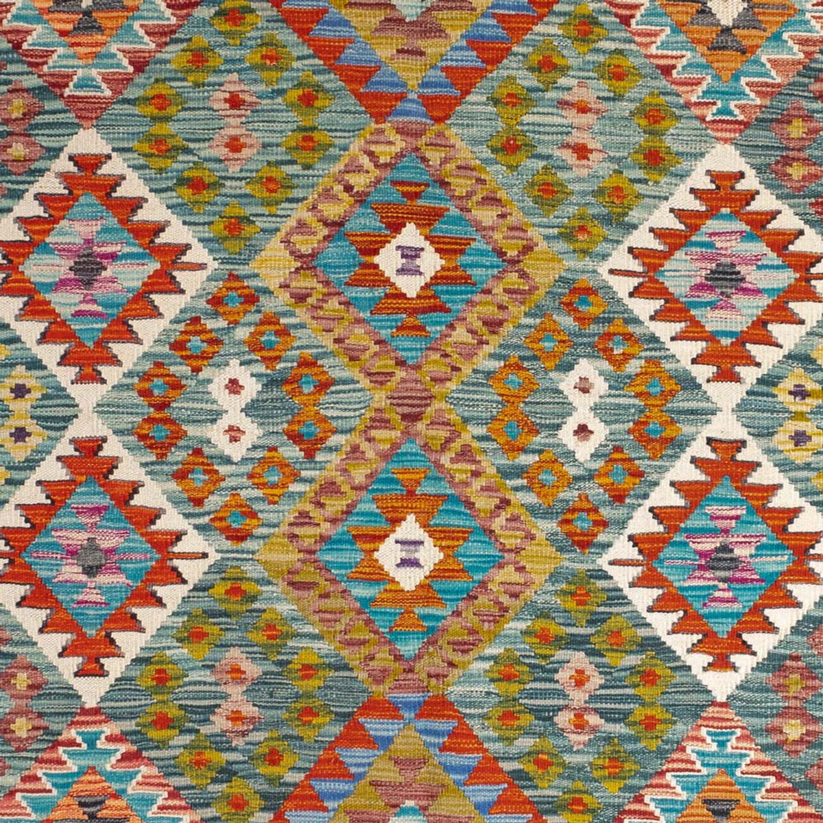 Kelim tapijt - Splash - 248 x 183 cm - veelkleurig
