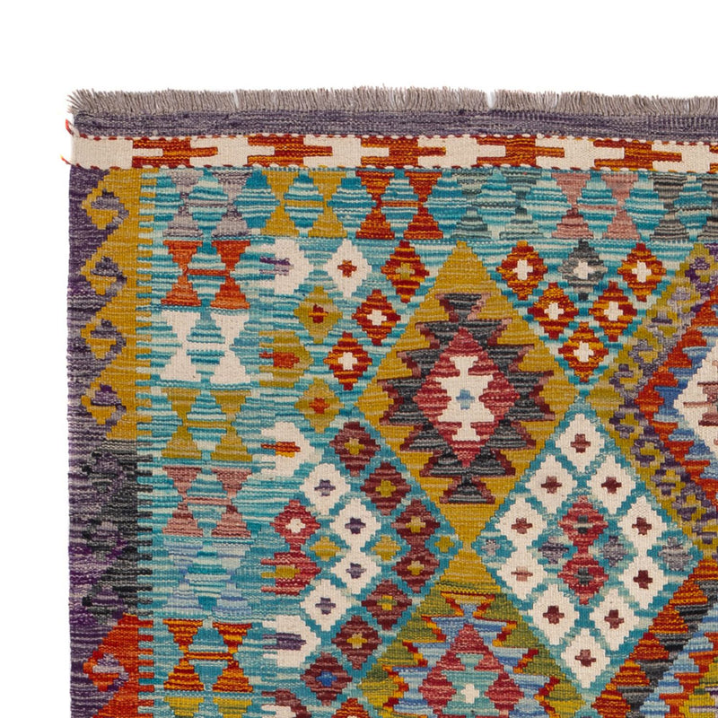 Kelim tapijt - Splash - 247 x 178 cm - veelkleurig
