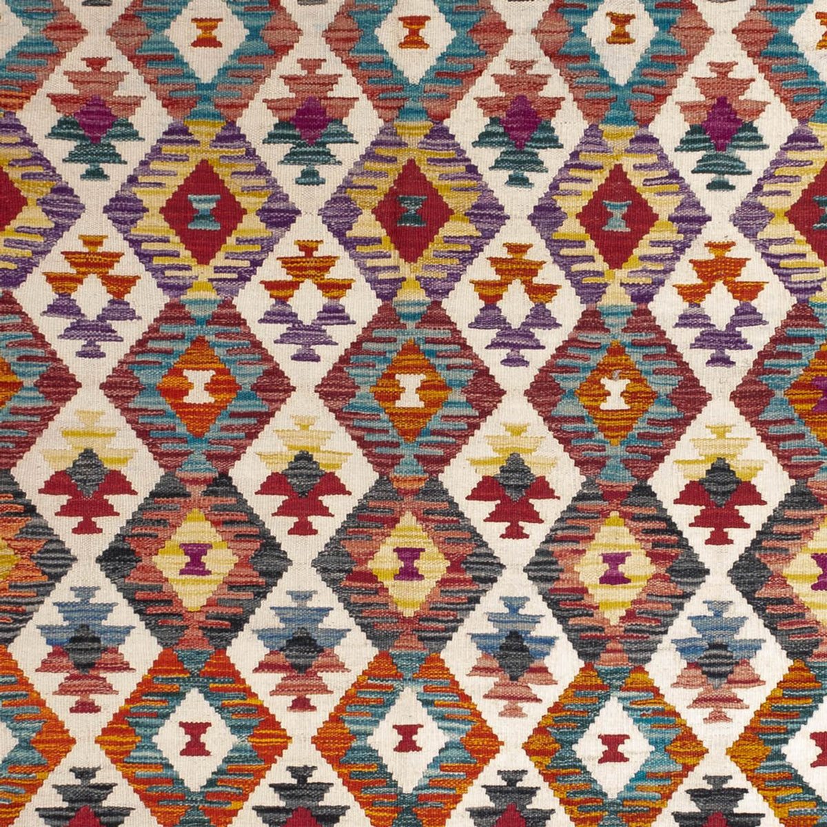 Kelim tapijt - Splash - 245 x 165 cm - veelkleurig