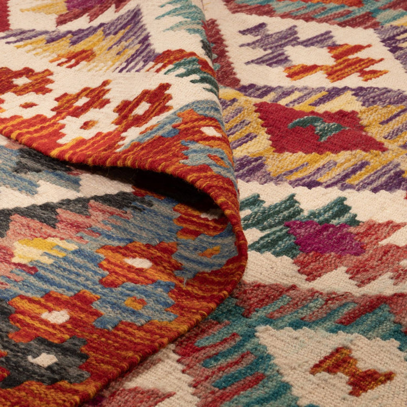 Kelim tapijt - Splash - 245 x 165 cm - veelkleurig