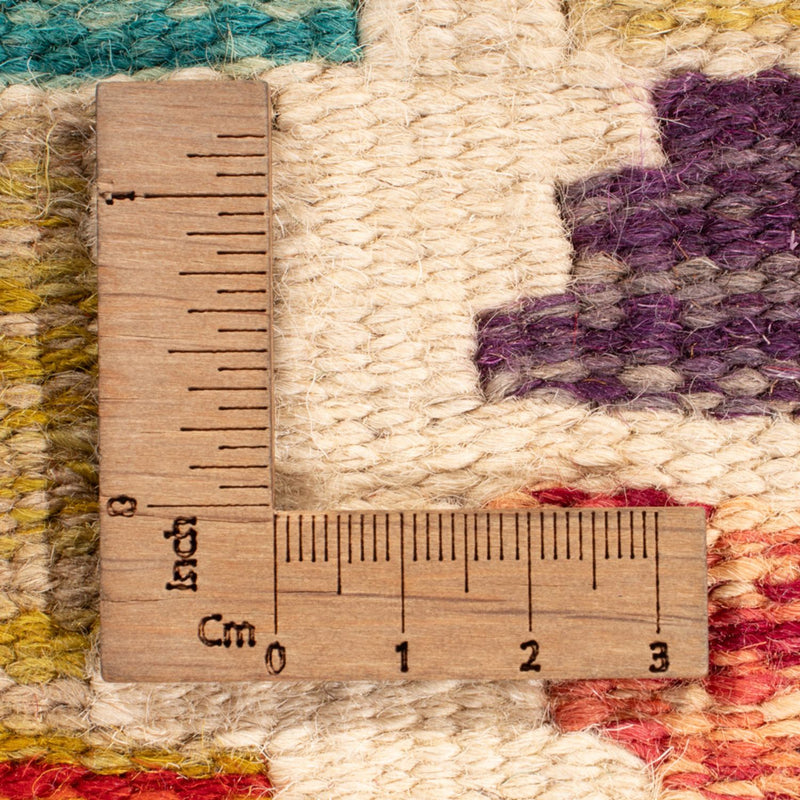 Kelim tapijt - Splash - 196 x 150 cm - veelkleurig