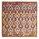 Kilim Maimana Tapijt 152x152cm - Wollen tapijt