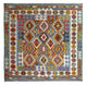 Kilim Maimana Tapijt 154x154cm - Wollen tapijt