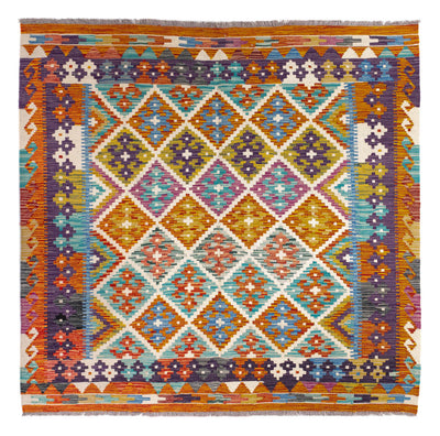 Kilim Maimana Tapijt 152x158cm - Wollen tapijt