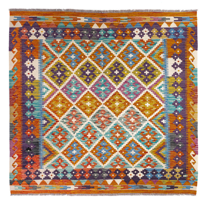 Kilim Maimana Tapijt 158x152cm - Wollen tapijt