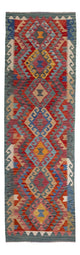 Kilim Maimana Tapijt 244x79cm - Wollen tapijt