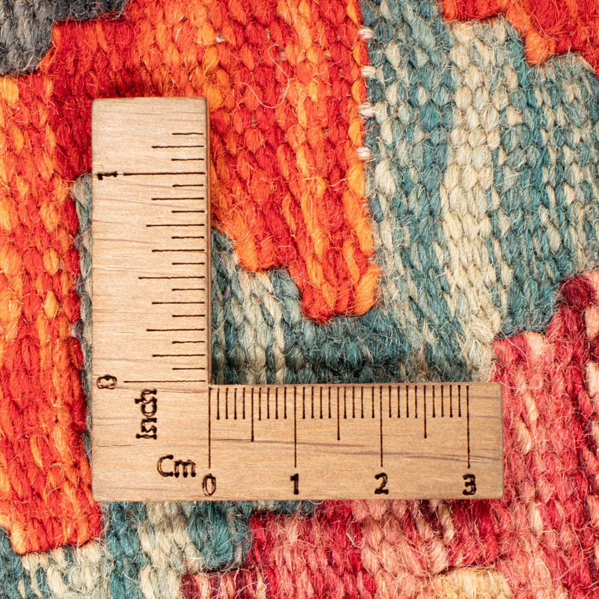 Loper Kelim tapijt - Splash - 244 x 79 cm - veelkleurig