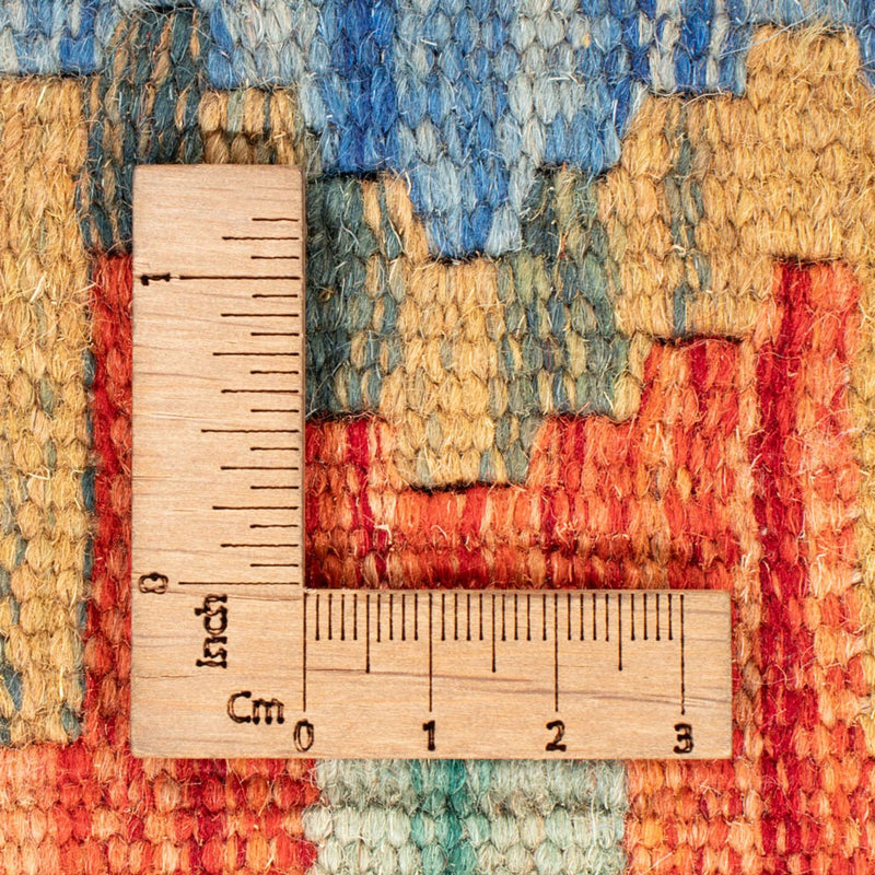 Loper Kelim tapijt - Splash - 255 x 82 cm - veelkleurig