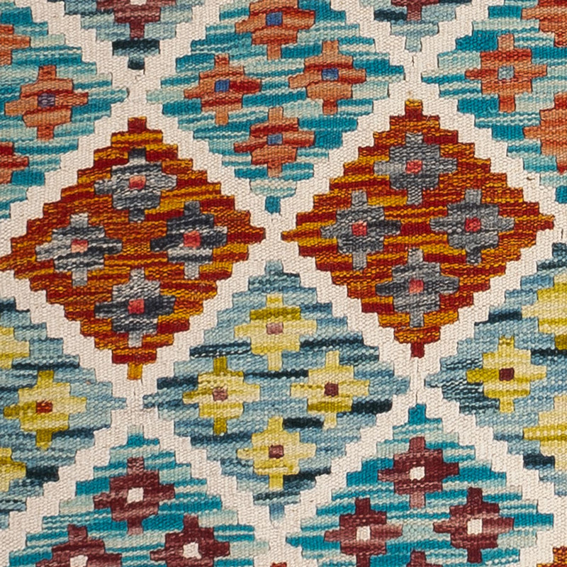 Loper Kelim tapijt - Splash - 239 x 79 cm - veelkleurig