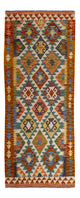 Kilim Maimana Tapijt 202x86cm - Wollen tapijt