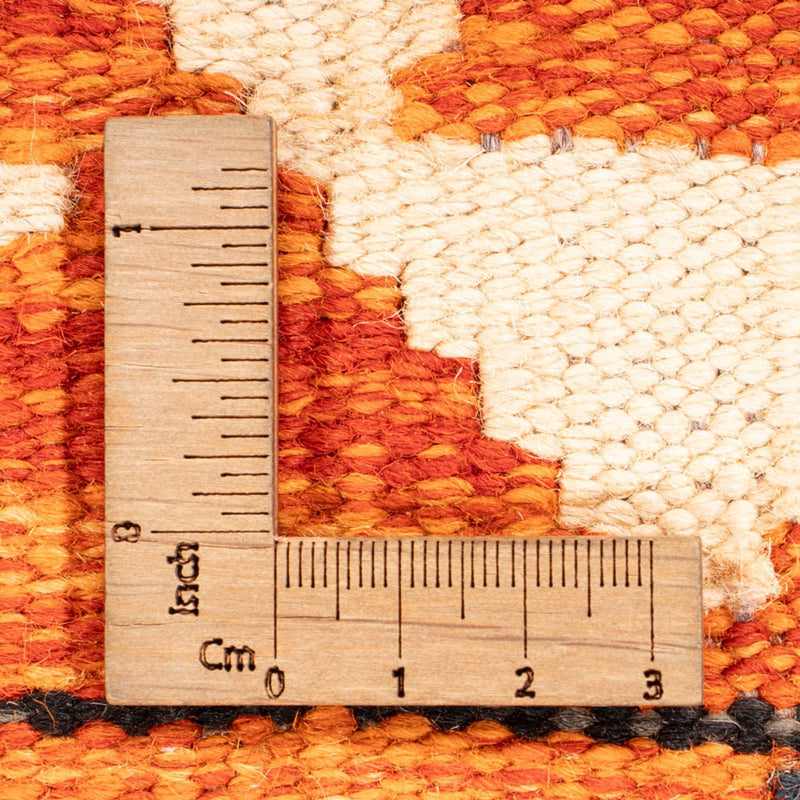 Loper Kelim tapijt - Splash - 199 x 76 cm - veelkleurig