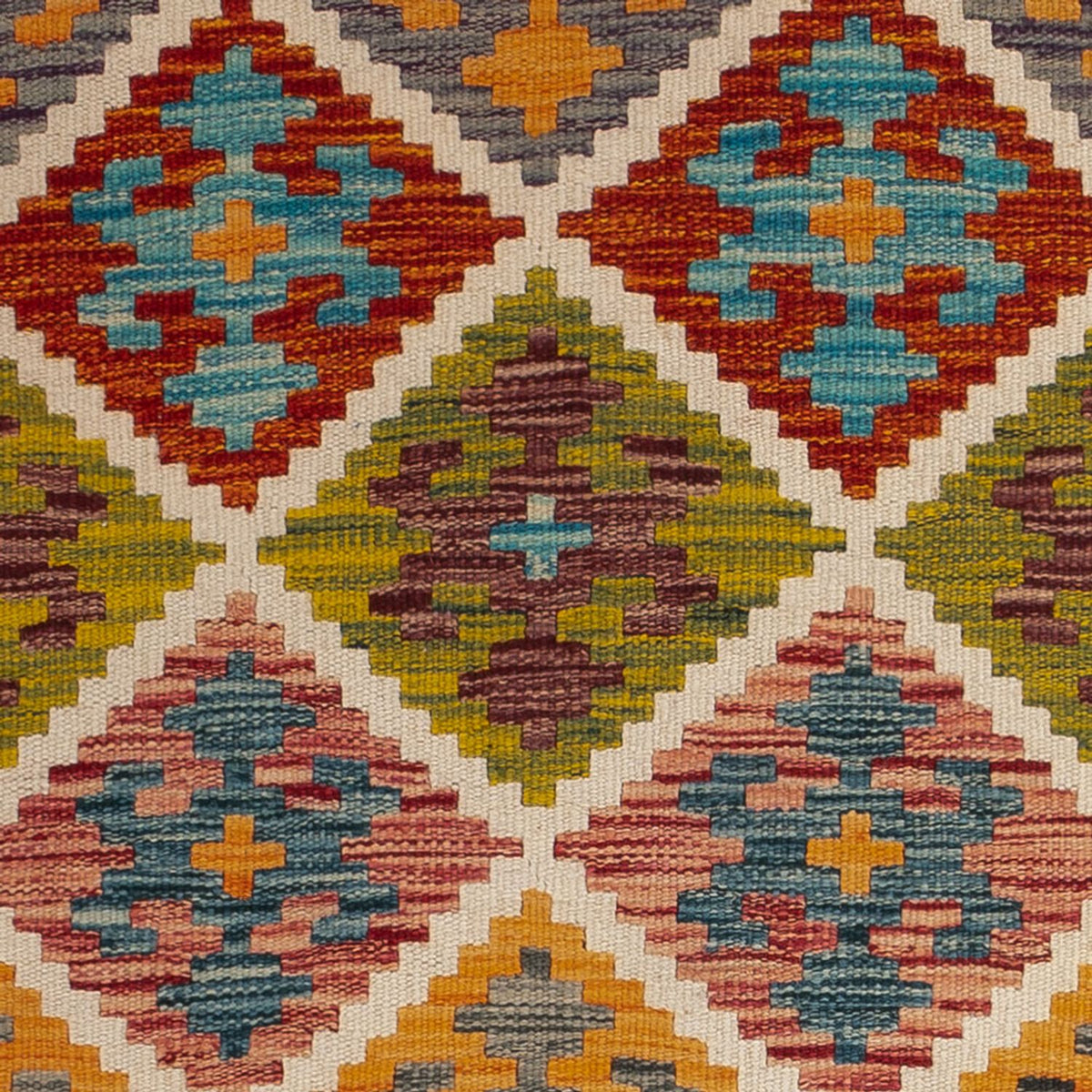 Kelim tapijt - Splash - 127 x 82 cm - veelkleurig