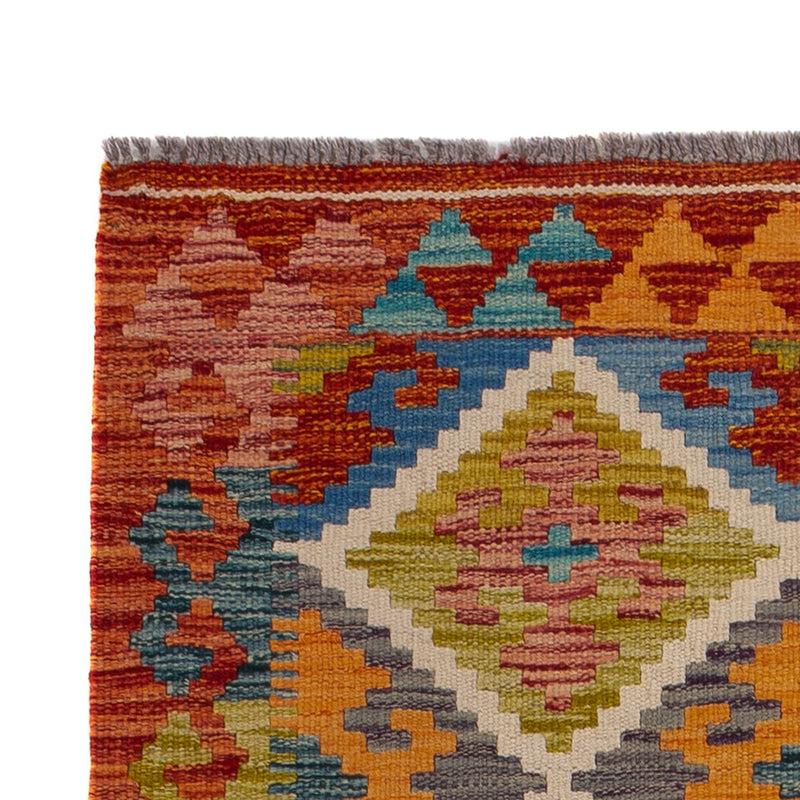 Kelim tapijt - Splash - 127 x 82 cm - veelkleurig