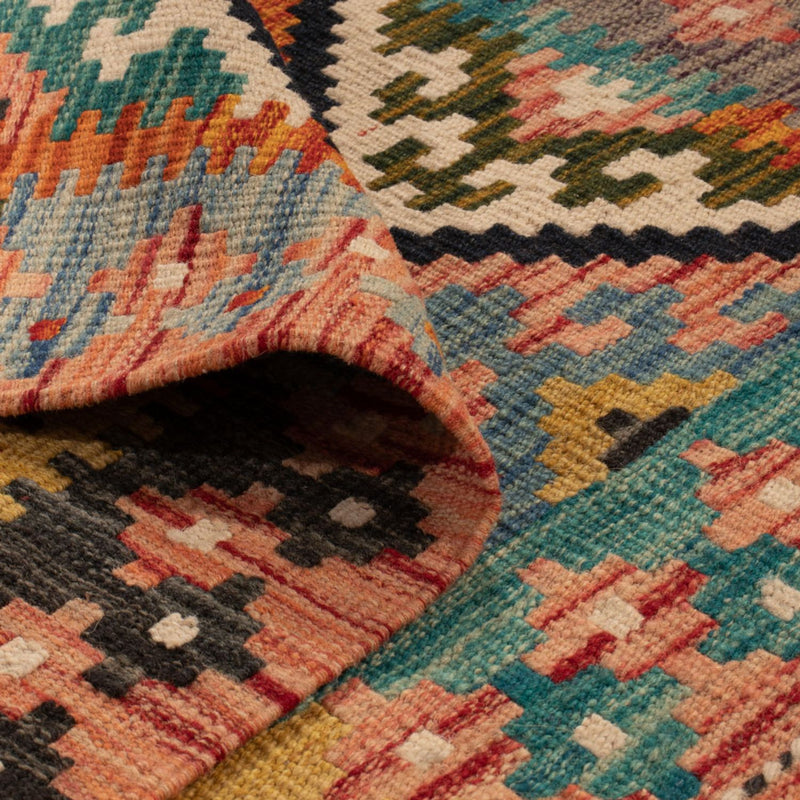 Kelim tapijt - Splash - 119 x 83 cm - veelkleurig