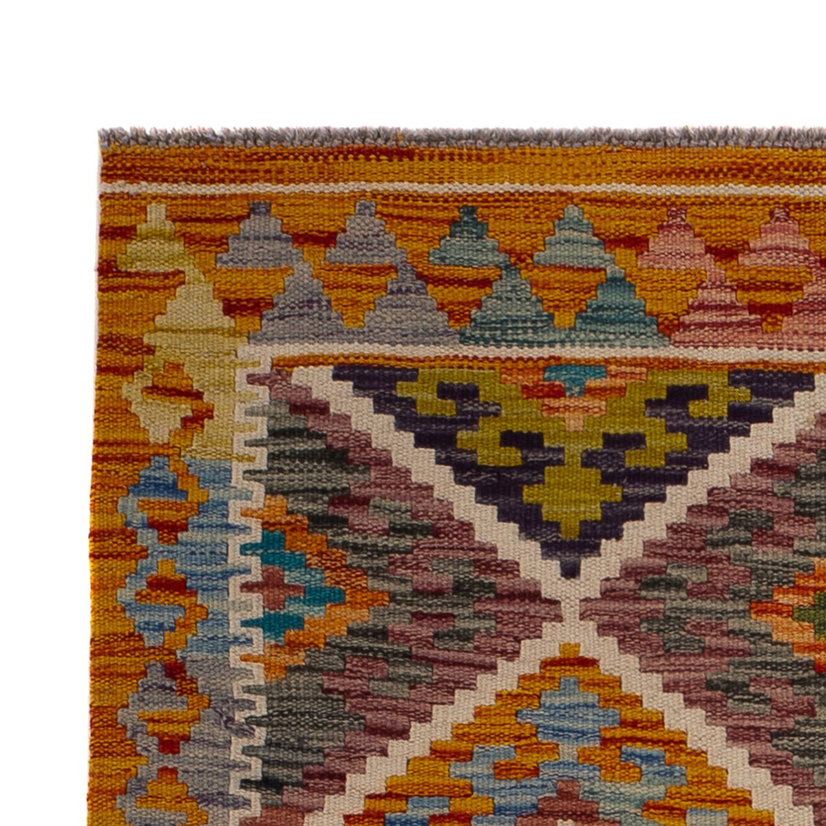 Kelim tapijt - Splash - 125 x 86 cm - veelkleurig