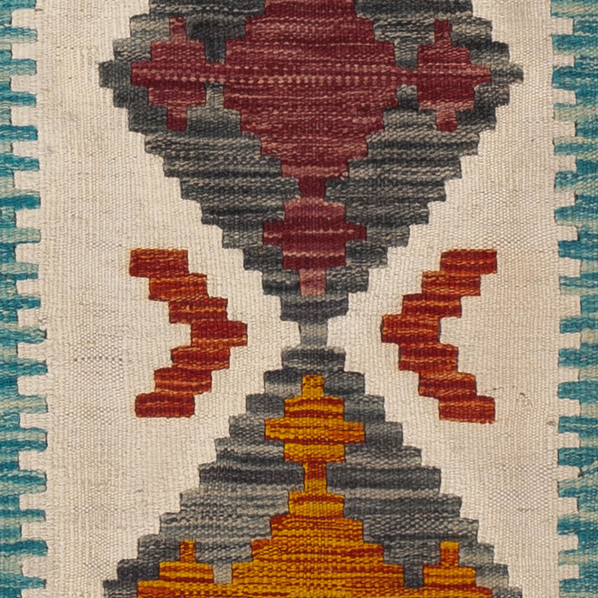 Kelim tapijt - Splash - 130 x 86 cm - veelkleurig