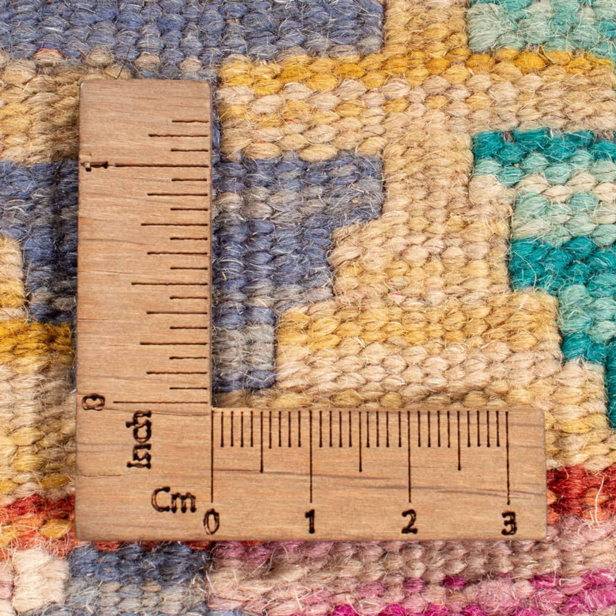 Kelim tapijt - Splash - 204 x 148 cm - veelkleurig