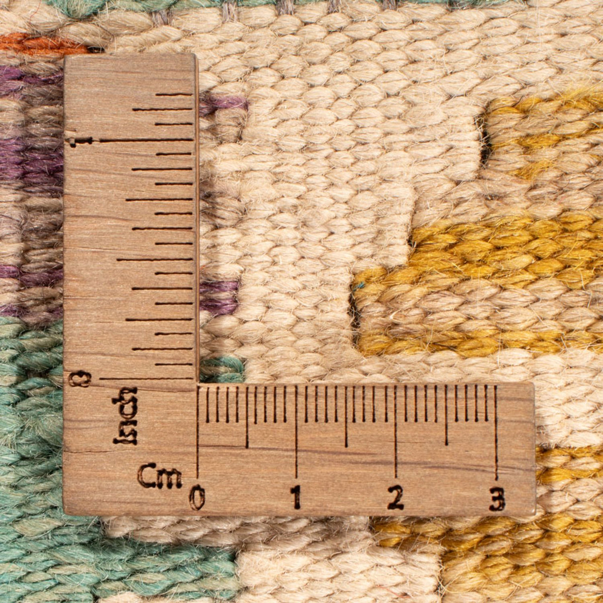 Kelim tapijt - Splash - 197 x 156 cm - veelkleurig