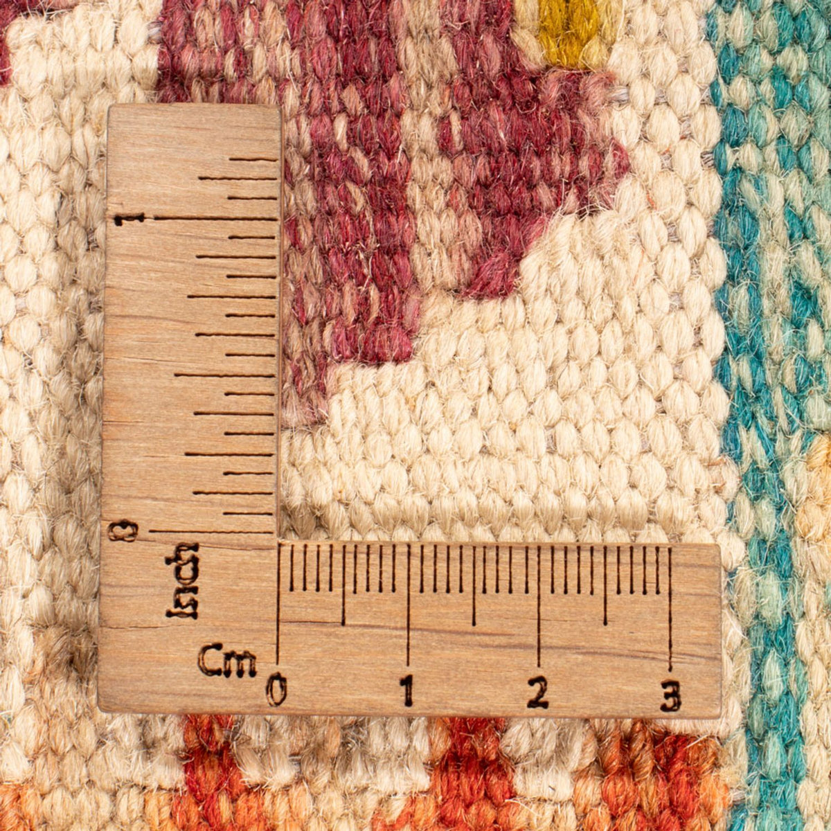 Loper Kelim tapijt - Splash - 301 x 79 cm - veelkleurig