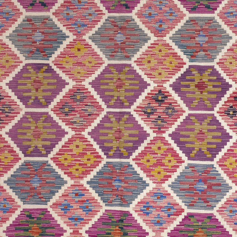 Kelim tapijt - Splash - 254 x 177 cm - veelkleurig