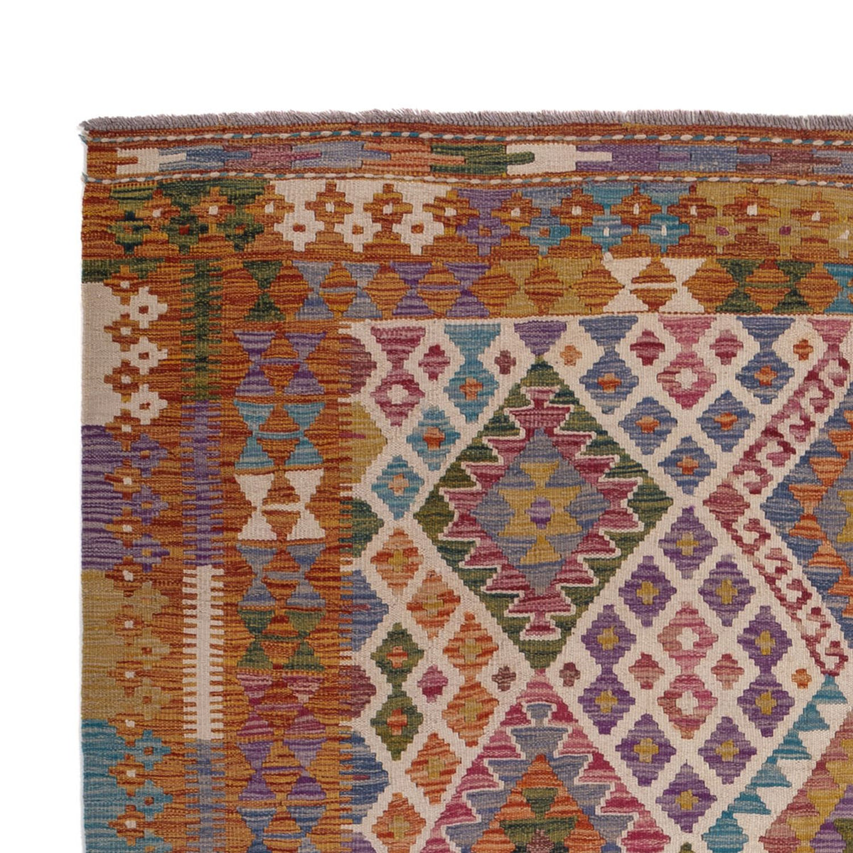 Kelim tapijt - Splash - 236 x 170 cm - veelkleurig