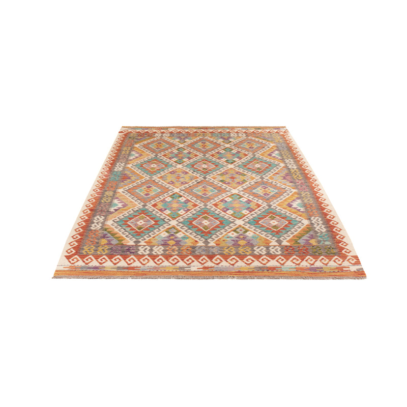 Kilim Maimana Tapijt 246x153cm - Wollen tapijt