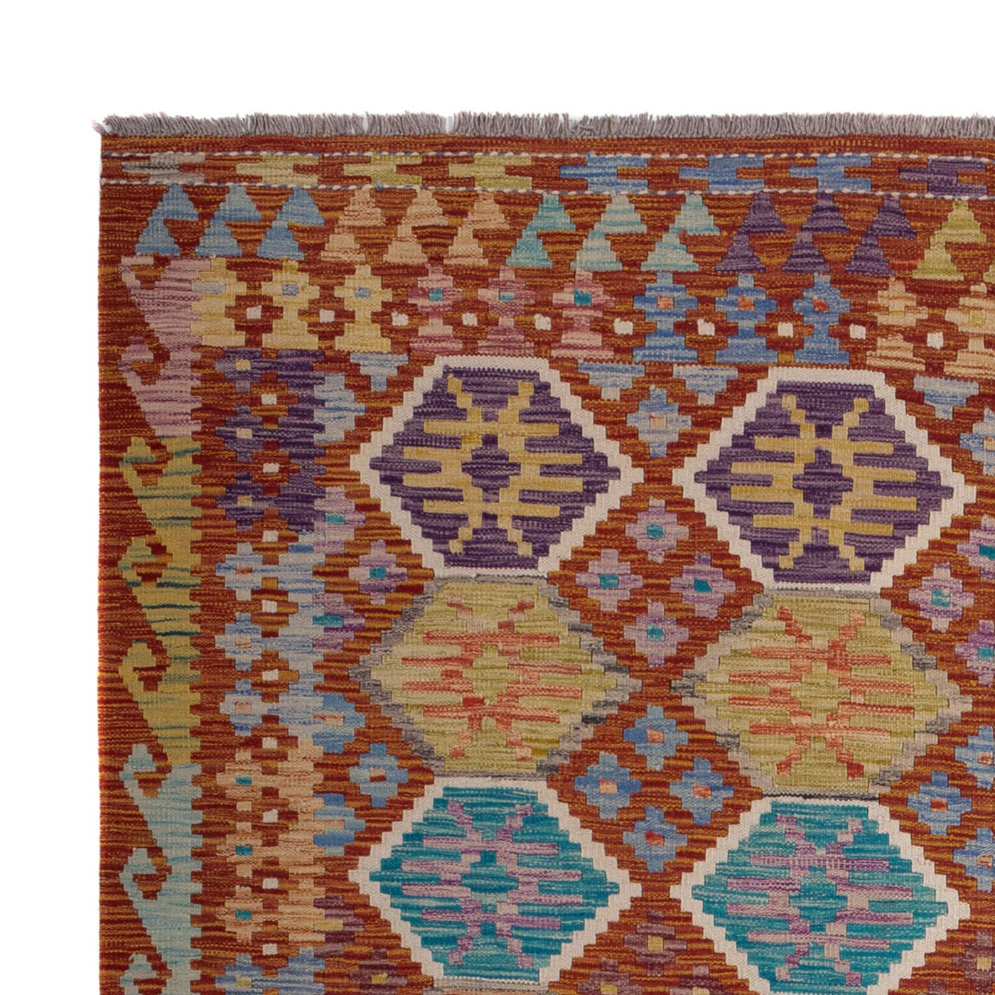 Kilim Maimana Tapijt 247x201cm - Wollen tapijt