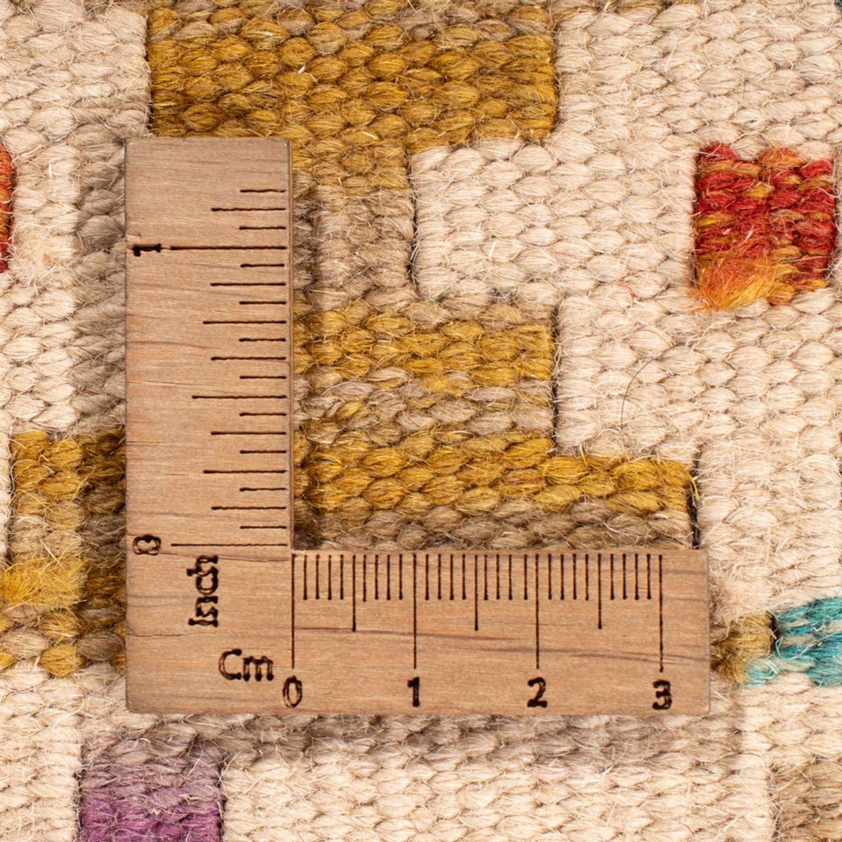 Kelim tapijt - Splash - 246 x 204 cm - veelkleurig