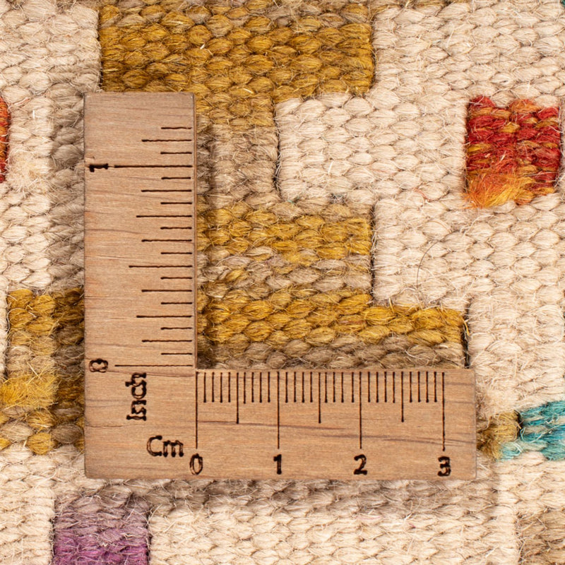 Kelim tapijt - Splash - 246 x 204 cm - veelkleurig