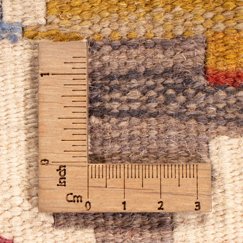 Kelim tapijt - Splash - 243 x 201 cm - veelkleurig