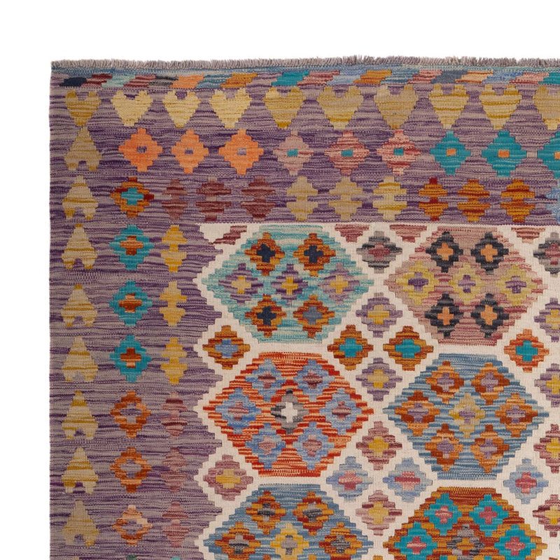 Kelim tapijt - Splash - 255 x 205 cm - veelkleurig