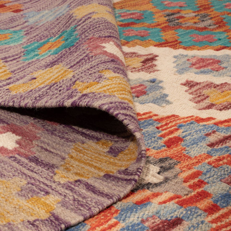 Kelim tapijt - Splash - 255 x 205 cm - veelkleurig