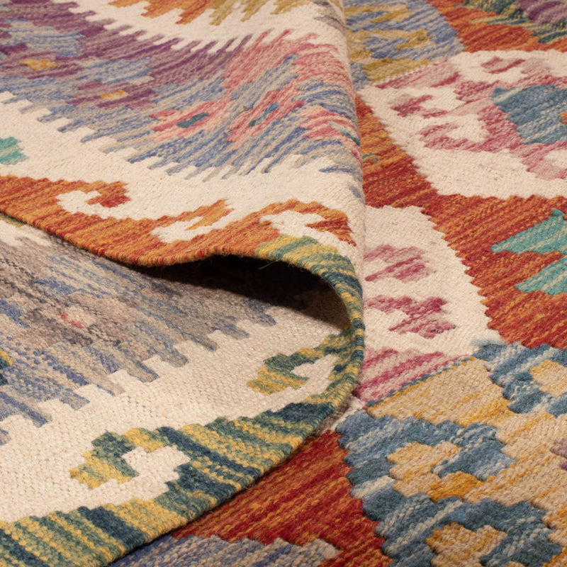 Kelim tapijt - Splash - 256 x 198 cm - veelkleurig
